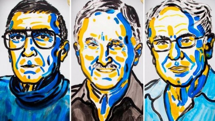 Снимка: nobelprize.org Томас Линдал, Пол Модрич и Азиз Санджар