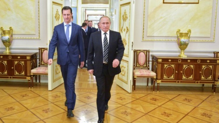 Башар Асад и Владимир Путин. Снимка: БТА