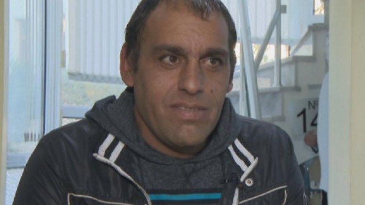 Тодор Попов от ромската махала в Пазарджик. Снимка: bTV