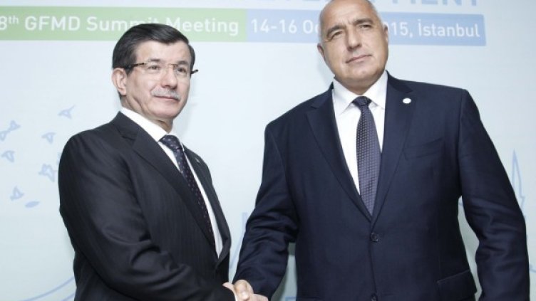 Борисов и Давутоглу. Снимка: Правителствена пресслужба, архив