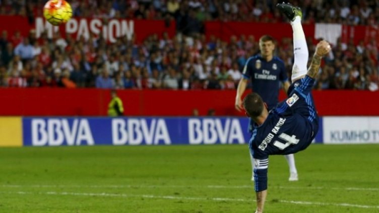 Рамос отбеляза феноменален гол. Снимка: Reuters