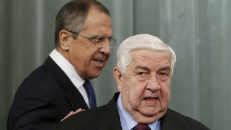 Сергей Лавров и Уалид Муалем. Снимка: Reuters