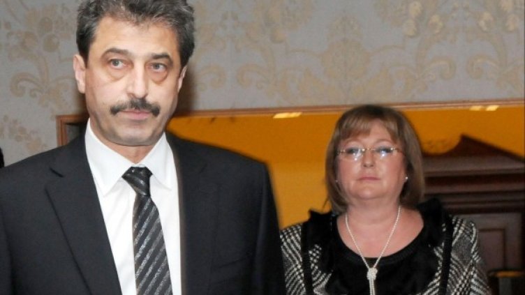 Цветан Василев и съпругата му проф. д-р Антоанета Василева. Снимка: архив, Булфото