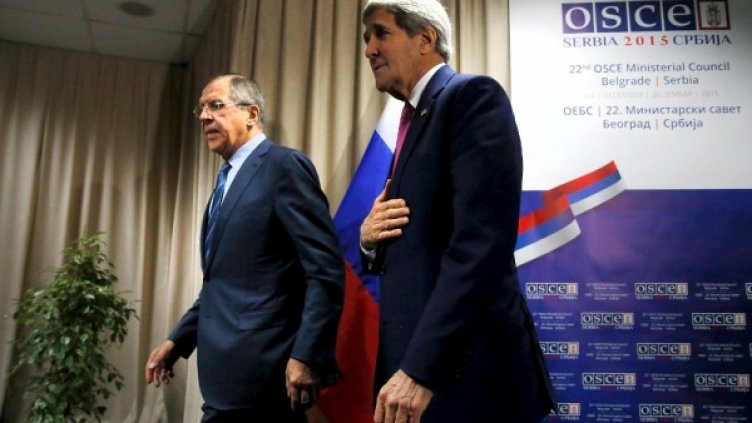 Сергей Лавров и Джон Кери. Снимка: Reuters