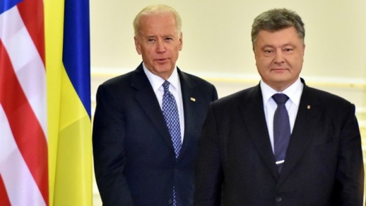 Джо Байдън и Петро Порошенко. Снимка: архив, Reuters