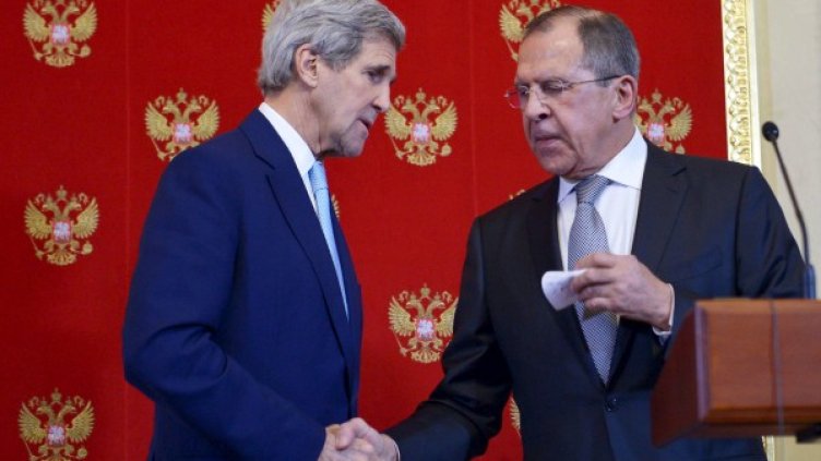 Джон Кери и Сергей Лавров. Снимка: Reuters