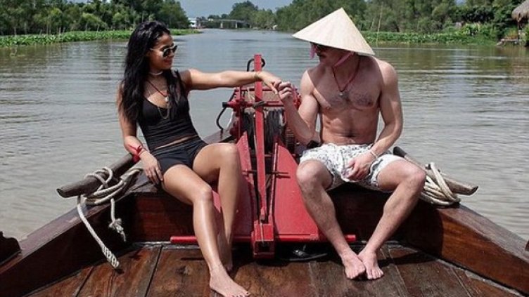 Зак Ефрон с гадже из Азия. Снимка: Instagram