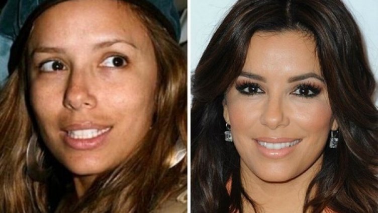 Красота, женственост, сексапил. А без грим?