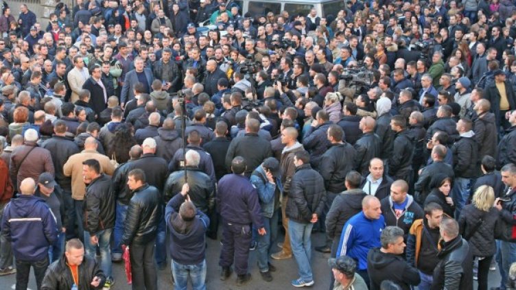 През ноември полицаите протестираха на няколко пъти Снимка: архив, Bulphoto