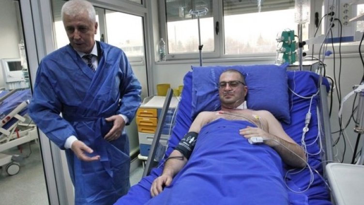 Цветомир във ВМА. Снимка: "Труд"