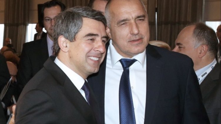 Президентът Росен Плевнелиев и премиерът Бойко Борисов. Снимка: БТА