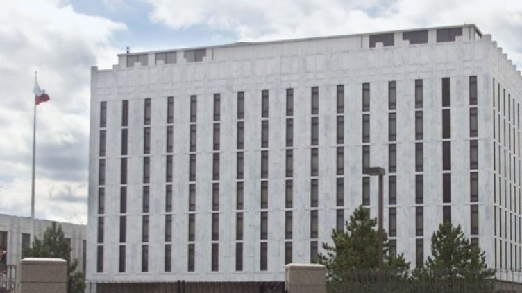 Руското посолство във Вашингтон. Снимка: архив Reuters