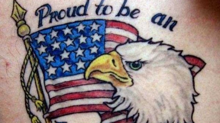 По татуса ще ги познаете: Горд съм, че съм американец!