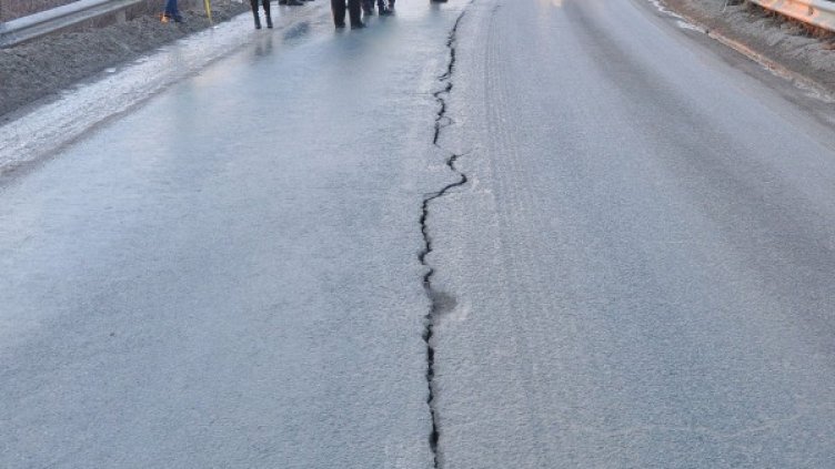 Пропадна част от пътя Монтана - Враца