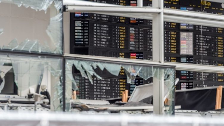 Летище "Завентем" ще заработи частично от утре вечер 