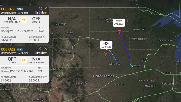 Мистерия: "Самолетът на Страшния съд" и "ядреният детектор" на Америка кръжаха над САЩ ВИДЕО