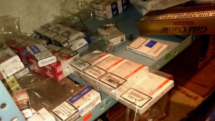 Цигари без бандерол в мазе на пъпа на София