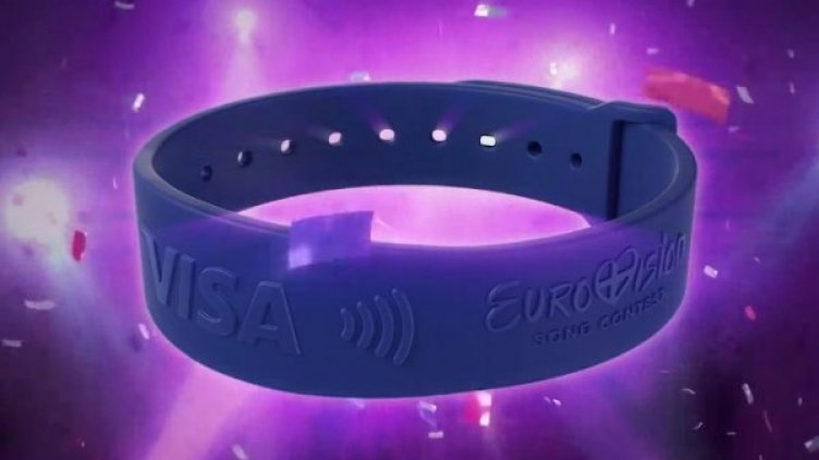 Visa Европа въведе лимитирана серия безконтактни гривни на конкурса Евровизия