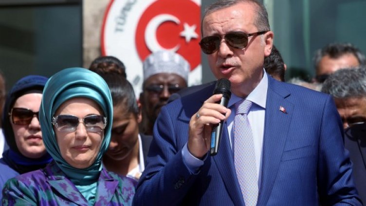 Реджеп Ердоган и съпругата му Емине. Снимка: Reuters