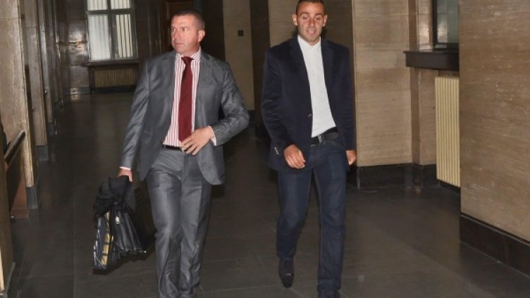 Борислав Балджийски с адвоката си Менко Менков. Снимка: архив, Булфото