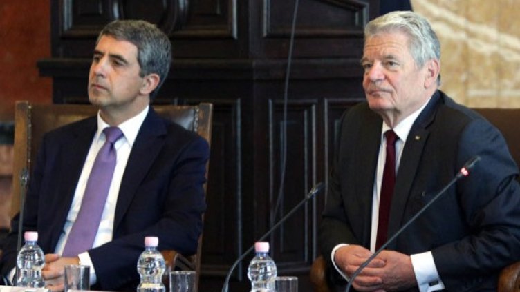 Росен Плевнелиев и Йоахим Гаук. Снимка: БТА