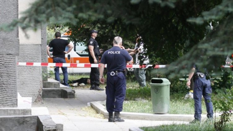 Мястото на престрелката в кв. "Разсадника": Снимка: Булфото