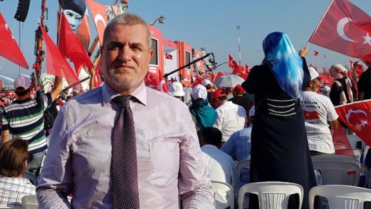 Касим Дал на митинга. Снимка: Facebook