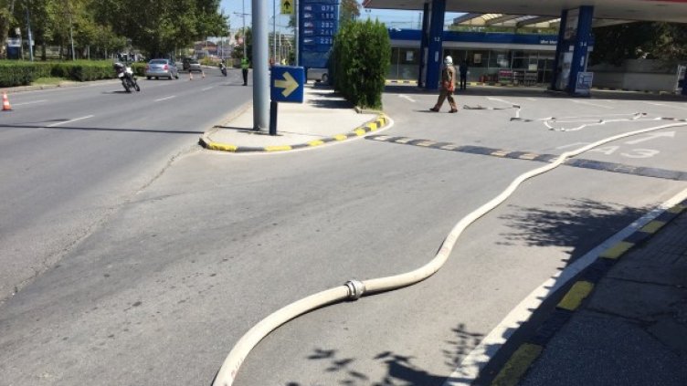 Газ изтича от бензиностанция в Пловдив, отцепиха района