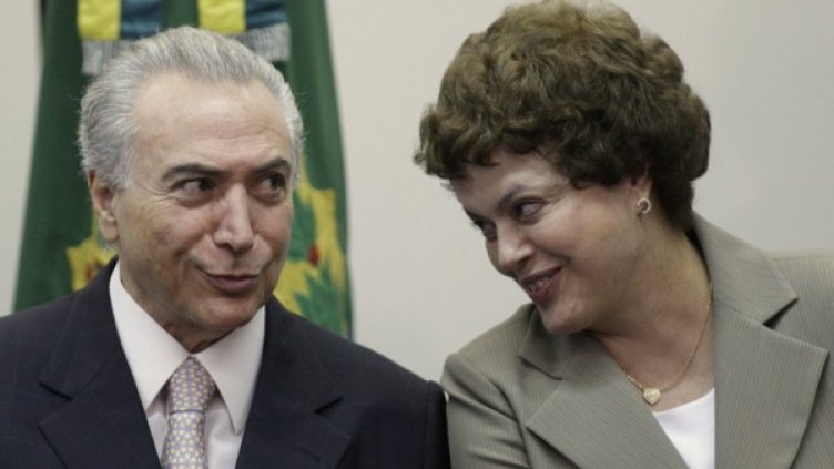 Мишел Темер и Дилма Русеф. Снимка: архив, Reuters