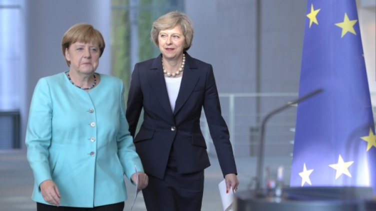 Ангела Меркел и Тереза Мей. Снимка: архив, Reuters