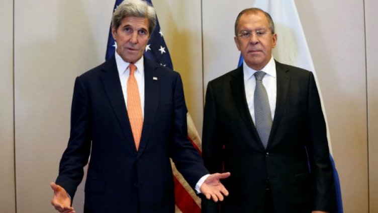 Джон Кери и Сергей Лавров. Снимка: Reuters