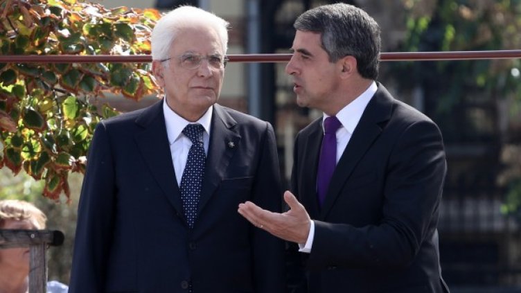 Серджо Матарела и Росен Плентелиев. Снимка: БТА