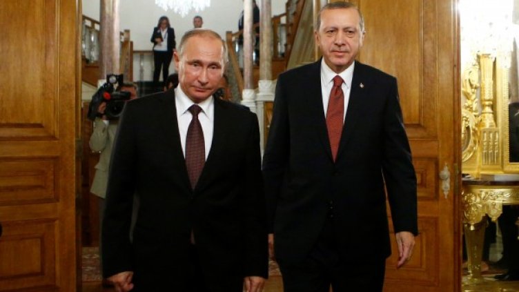 Владимир Путин и Реджеп Ердоган. Снимка: Reuters