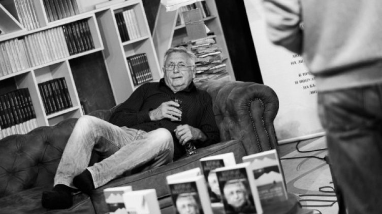 Иржи Менцел по време на гостуването си на фестивала. Снимка:  CineLibri