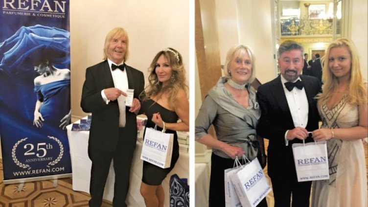 На снимката лорд Брайън Робъртс Дейвидсън - рицар на Малта и съпругата му, принцеса Олга Романова, сър Питър Колман, Велина Евтимова