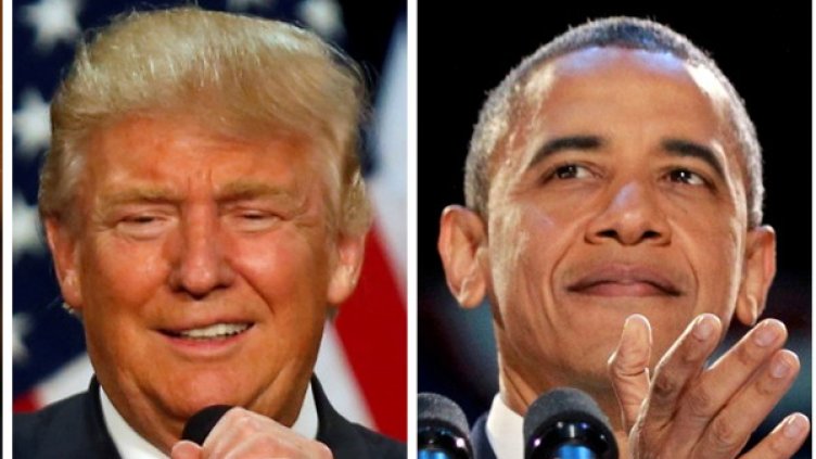 Доналд Тръмп и Барак Обама. Снимка: архив, Reuters
