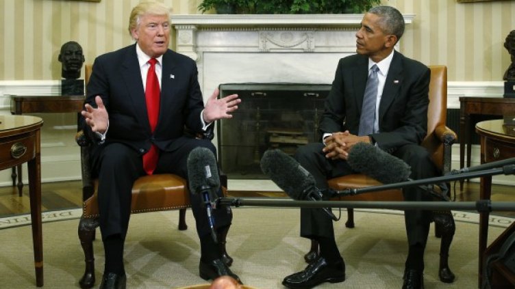 Доналд Тръмп и Барак Обама. Снимка: Reuters