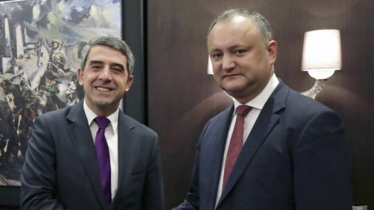 Росен Плевнелиев и Игор Додон. Снимка: БТА