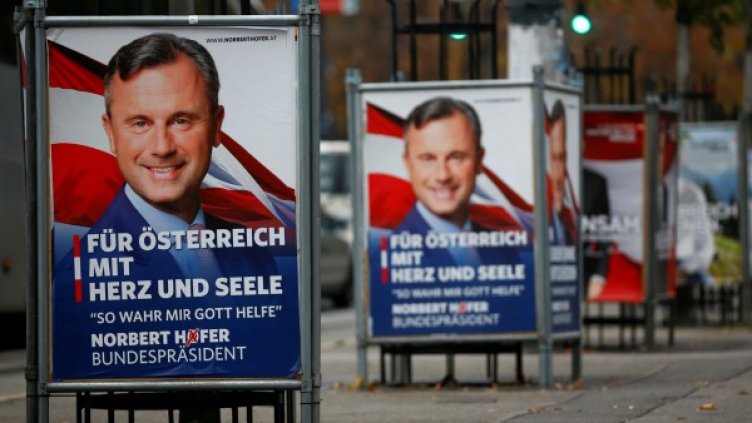 Със сърце и душа за Австрия – предизборният слоган на Хофер Снимка: Reuters