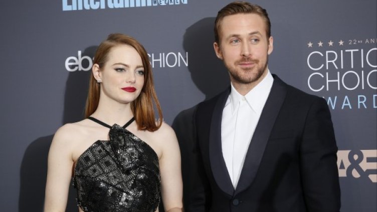 "La La Land" на режисьора Деймиън Шазел с Ема Стоун и Райън Гослинг получи пък най-много номинации. Снимка: архив, Reuters