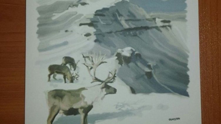 Картичката от премиера на Исландия Сигурър Инджи Джохансън