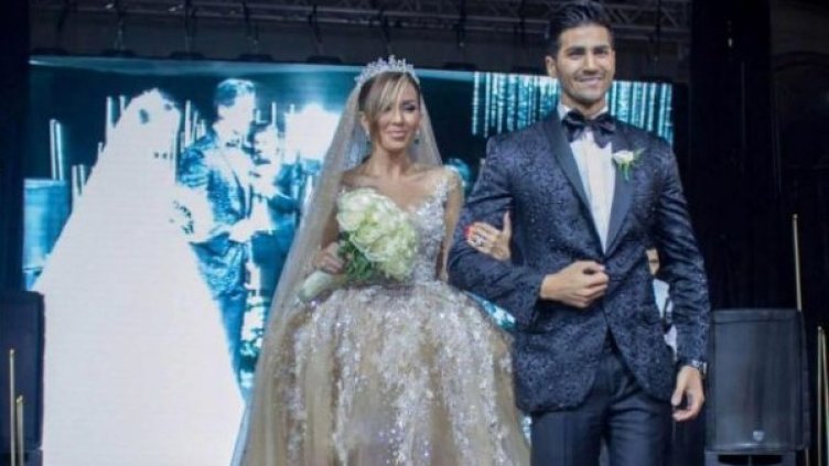 Касабие с ливанския си съпруг. Снимка: Twitter