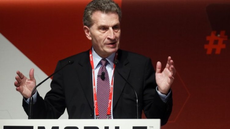 Гюнтер Йотингер. Снимка: архив, Reuters