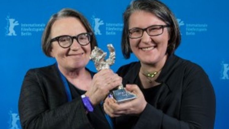 Агнешка Холанд със "Сребърна мечка". Снимка: София Филм Фест