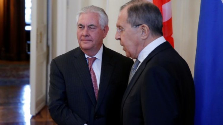 Рекс Тилърсън и Сергей Лавров. Снимка: Reuters