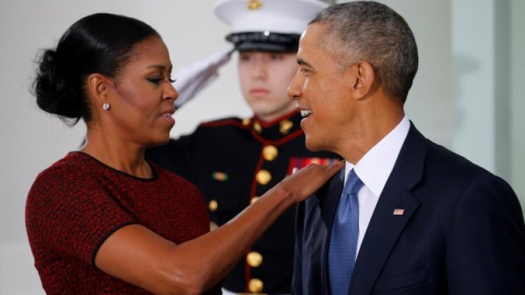 Мишел и Барак  Обама. Снимка: архив, Reuters