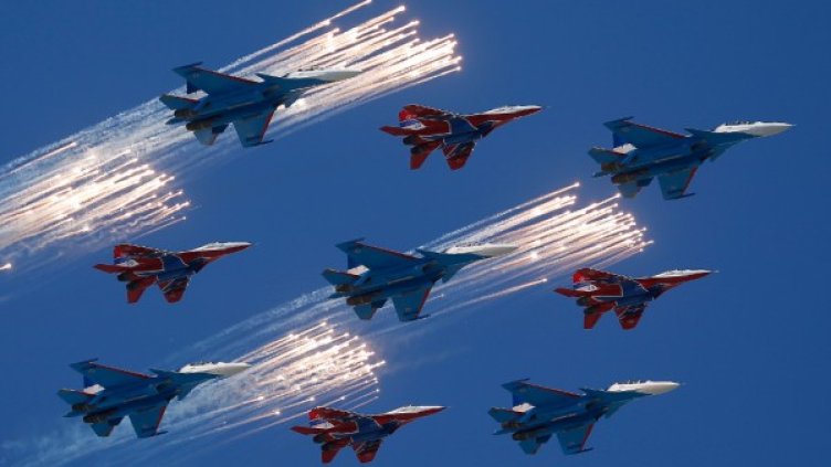 Руска мощ - генерална репетиция за парада на Червения площад 