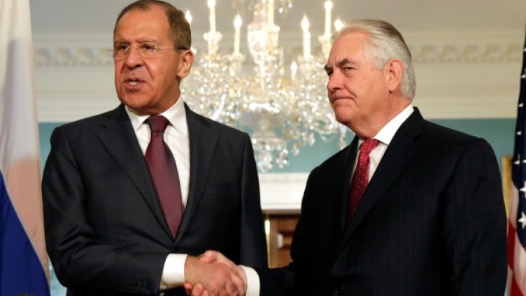 Сергей Лавров и Рекс Тилърсън. Снимка: Reuters