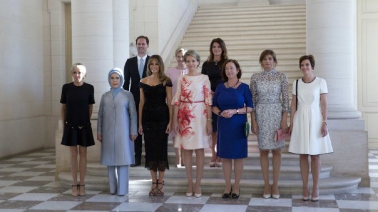 Първите дами в Брюксел. Снимка: БТА