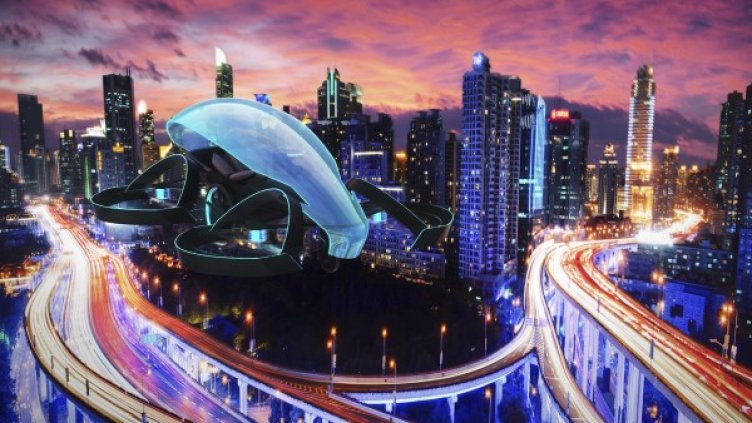 Летяща кола пали олимпийския огън в Токио през 2020 г. 